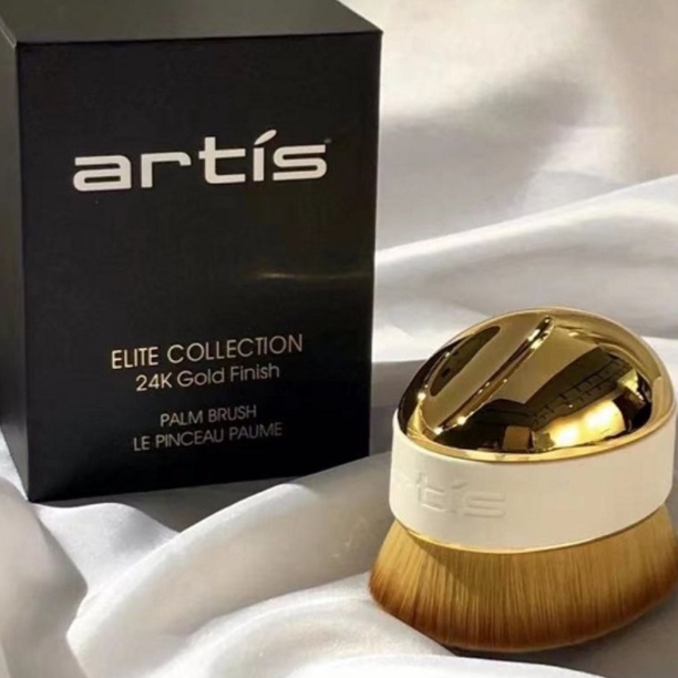 artis-แปรงแต่งหน้า-แปรงรองพื้น-ฐานแป้ง-อเนกประสงค์-สีทอง-24k