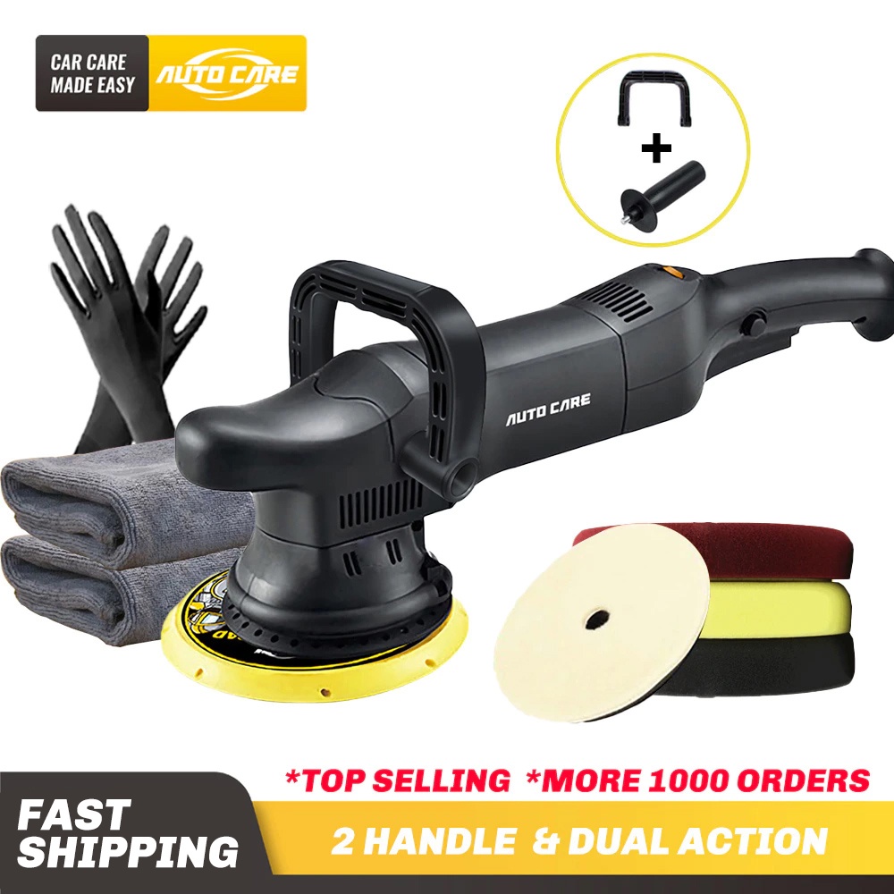 700W Car Polishing Machine DA 6inch 21mm Orbit Dual Action Auto