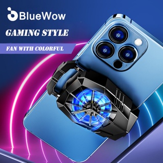 【ฟรีปลอกหุ้ม 1 คู่】BlueWow X17 พัดลมระบายความร้อน แบบพกพา เกม โทรศัพท์มือถือ คูลเลอร์ USB ขับเคลื่อน หม้อน้ําโทรศัพท์มือถือ เครื่องมือระบายความร้อน แบบสแน็ปออน