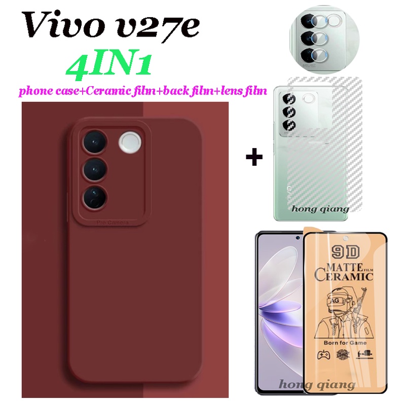 4-in1-เคสโทรศัพท์มือถือ-ซิลิโคนนุ่ม-ลายดวงตานางฟ้า-สีแคนดี้-พร้อมฟิล์มเซรามิค-ฟิล์มเลนส์-ฟิล์มด้านหลัง-สําหรับ-vivo-v27e-v25-5g-v25e