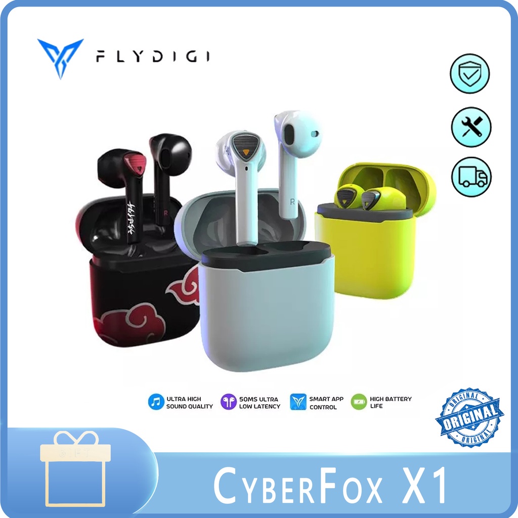 ภาพหน้าปกสินค้าFlydigi Cyberfox X1 ชุดหูฟังเกมมิ่งไร้สาย ความล่าช้าต่ําพิเศษ