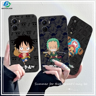 เคสโทรศัพท์มือถือ ซิลิโคน ลายการ์ตูน Binteacase สีดํา สําหรับ VIVO Y27 Y36 Y02 V25 V25E Y16 Y35 Y33S Y21T Y21S Y33S Y11 Y12 Y15 Y17 Y12S Y12A Y15S Y15A