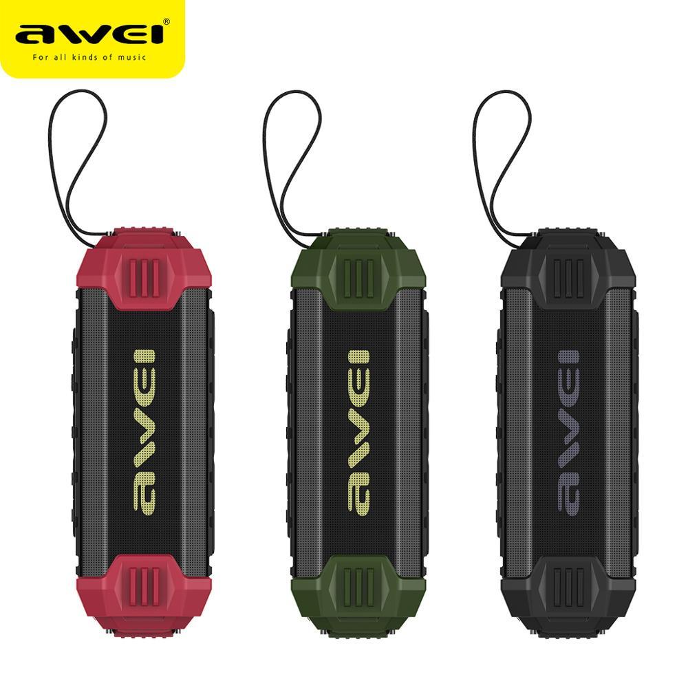 awei-y280-ลําโพงสเตอริโอไร้สาย-บลูทูธ-aux-tf-card-fm-กันน้ํา-แบบพกพา