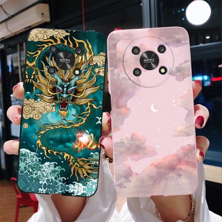 เคสโทรศัพท์มือถือ ซิลิโคนนิ่ม ลายมังกร สําหรับ Honor X9 5G 2023 HonorX9 X 9 5G ANY-NX1