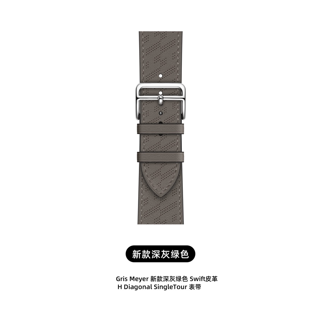 Xuanren เหมาะสำหรับ iwatch s8 Apple Watch Hermèsสายหนังวัวแท้ใหม่ ...