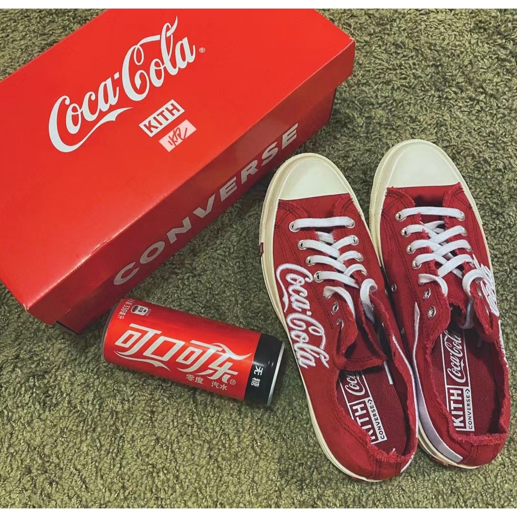 converse-1970s-kith-x-คอนเวิร์ส-รองเท้าผ้าใบ-coca-cola-branded-คอนเวิร์ส-โคคาโคล่า-ชื่อร่วม