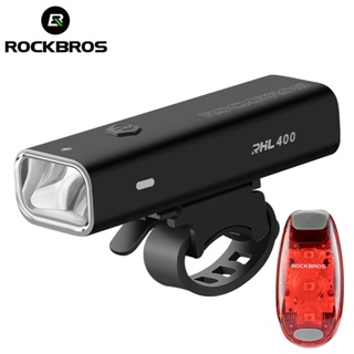 rockbros ไฟหน้าจักรยาน 200/400 lumen led usb