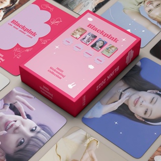 โปสการ์ดโลโม่ Black-Pink 2022 The Album BORN Pink Jennie Rose Jisoo Lisa สีดํา สีชมพู จํานวน 55 ชิ้น ต่อกล่อง