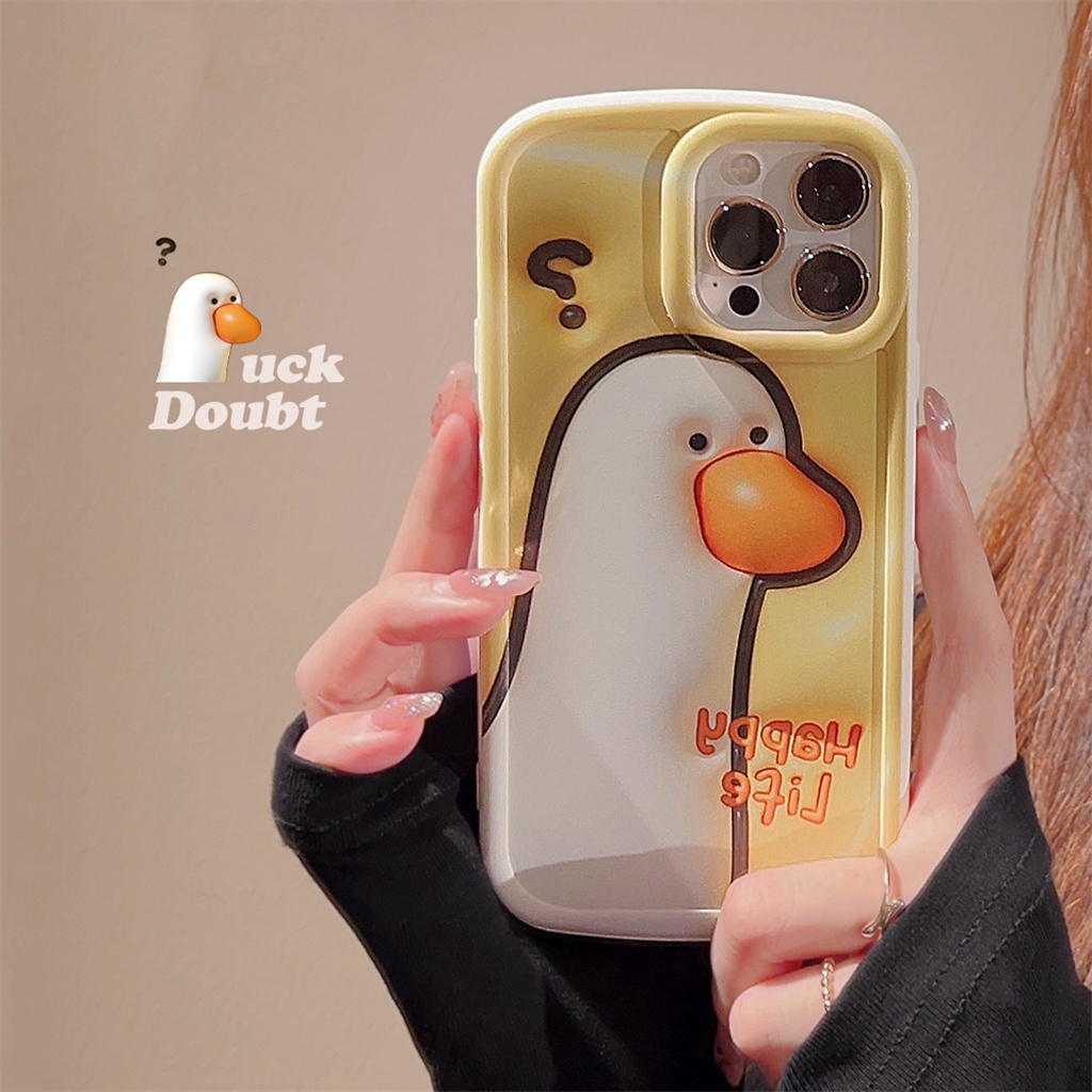 เคสโทรศัพท์มือถือ-tpu-แบบนิ่ม-ลายเป็ด-สําหรับ-iphone-14-pro-max-13-pro-max-12-pro-max