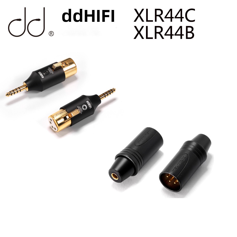 dd-ddhifi-xlr44b-2022-xlr44c-อะแดปเตอร์สายเคเบิ้ลหูฟัง-xlr-4pin-เป็น-4-4-มม-xlr-4pin-เป็นอุปกรณ์งอก-4-4-มม