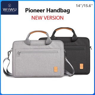 Wiwu Pioneer Handbag NEW VERSION กระเป๋าถือแล็ปท็อป 14 15.6 นิ้วกระเป๋าเอกสารกระเป๋าสะพายกันน้ำ Satchel Tablet