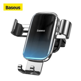 baseus อุปกรณ์เมาท์ขาตั้งโลหะ หมุนได้ 360 องศา สําหรับวางโทรศัพท์มือถือติดในรถยนต์