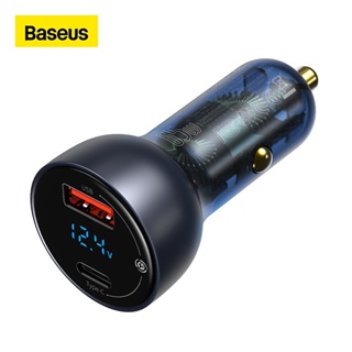 สินค้า Baseus หัวชาร์จ ชาร์จเร็ว พอร์ต USB 4.0 3.0 แบบคู่ กำลังไฟ 65 วัตต์ สำหรับ Huawei SCP QC4.0 QC3.0 iPhone