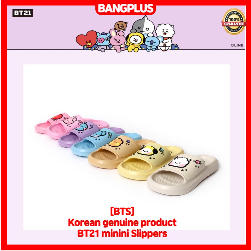 bts-รองเท้าแตะ-bt21-ของแท้-สไตล์เกาหลี