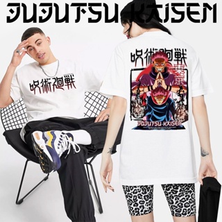 ARTEES® Jujutsu Kaisen Anime Heroes white shirt unisex oversized t-shirt trendy graphic tees_03