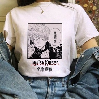 Jujutsu Kaisen T Shirt Japanese Anime Men Kawaii Woman Tshirts Tops Yuji Itadori Cartoon Punk Casual Tees_03
