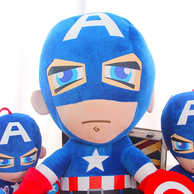 ของเล่นตุ๊กตาฟิกเกอร์-avengers-spider-man-captain-america-ragdoll-ironman-สําหรับเด็ก