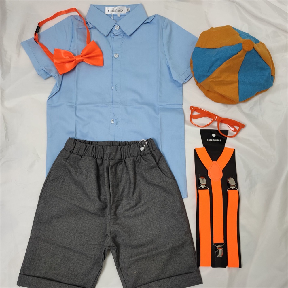 blippi-แว่นตา-หมวก-เครื่องแต่งกาย-ชุดแต่งกาย-โบ-เอี๊ยม-ชุดคอสเพลย์-ผู้ใหญ่-เด็ก