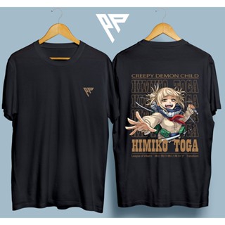 GOOD YFเสื้อวันพีช - เสื้อยืดสําหรับผู้ชาย▤♦●ฮิมิโกะ โทกะ | |ฮีโร่อะคาเดเมียของฉัน แมงดาพิกเซลผ้าฝ้าย Tshi