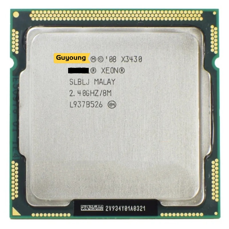 โปรเซสเซอร์-cpu-yzx-xeon-x3430-2-4-ghz-quad-core-quad-thread-95w-lga-1156