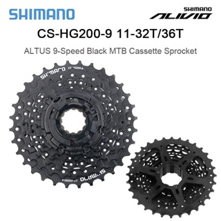 Shimano ALIVIO M4000 ALTUS CS-HG200-9 9S เฟืองจักรยานเสือภูเขา HG31-8 8V K7 32T 34T 36T