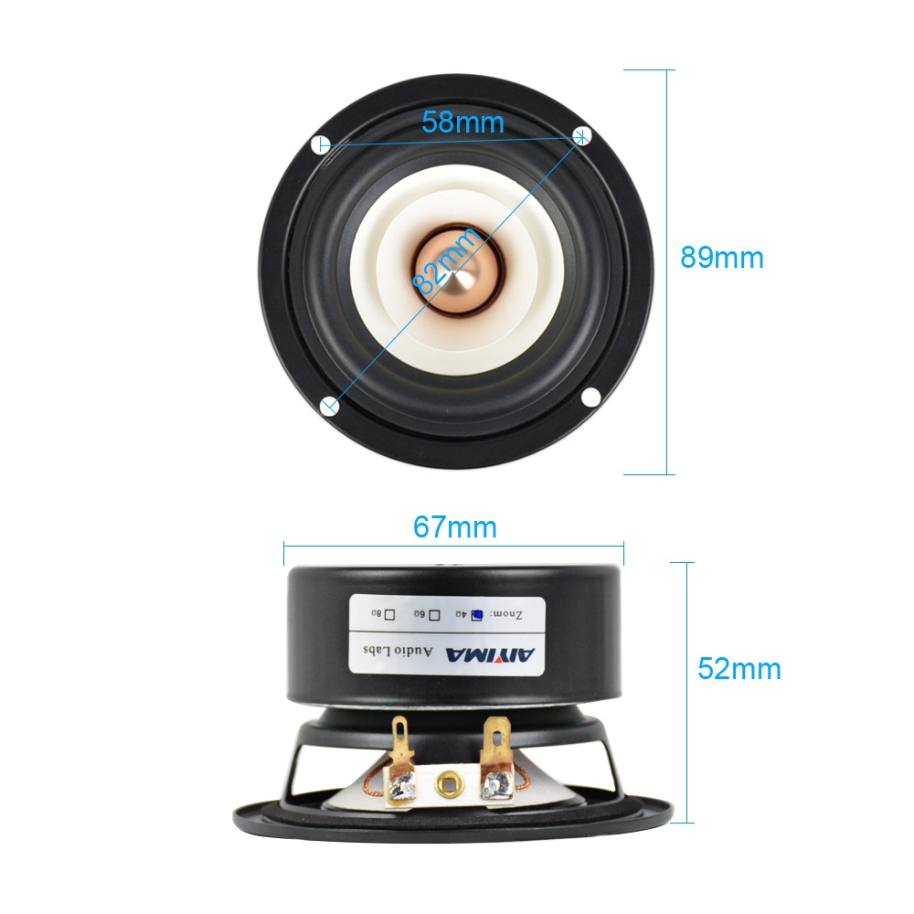 aiyima-ลําโพงเสียงเบส-4-8-โอห์ม-15w-3-นิ้ว-แบบพกพา-diy-สําหรับโฮมเธียเตอร์-2-ชิ้น