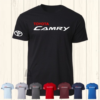 ใหม่[ ลดราคา ] เสื้อยืดคอกลม ผ้าฝ้าย 100% พิมพ์ลาย TOYOTA CAMRY 346882