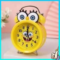 นาฬิกาแขวนผนัง นาฬิกาตั้งโต๊ะ มัลติฟังก์ชั่นเงียบดิจิตอลเรืองแสงโดราเอมอน SpongeBob นักเรียนเด็กสร้างสรรค์ข้างเตียงควอตซ์นาฬิกาปลุกกระดิ่ง