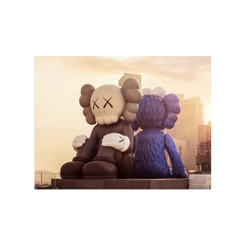 พรมปูพื้นหลัง-ลาย-kaws-street-สําหรับตกแต่งห้องนอน-หอพัก