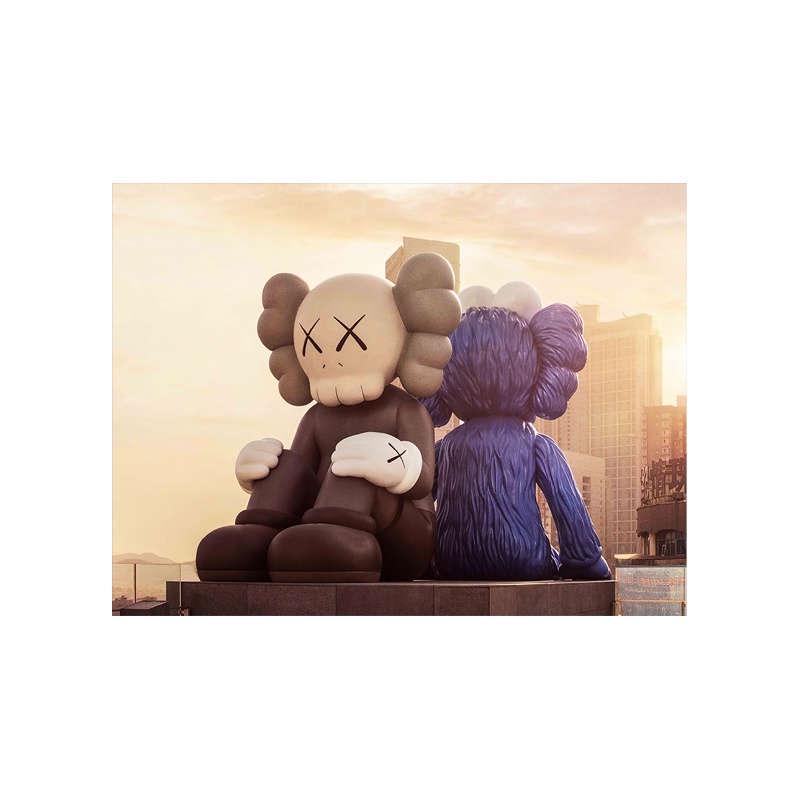 พรมปูพื้นหลัง-ลาย-kaws-street-สําหรับตกแต่งห้องนอน-หอพัก