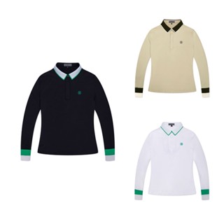 G4 GOLF เสื้อยืดแขนยาว ระบายอากาศ แห้งเร็ว เข้ากับทุกการแต่งกาย แฟชั่นฤดูใบไม้ร่วง สําหรับผู้หญิง T23602