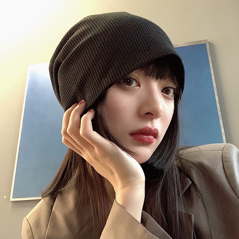 baotou-หมวกบักเก็ตแฟชั่น-แบบบาง-สีพื้น-สไตล์เกาหลี-สําหรับผู้หญิง