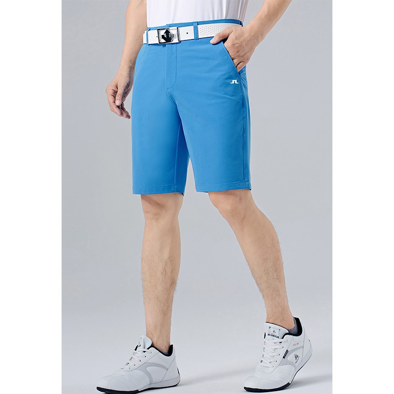 J.lindeberg กางเกงขาสั้น กางเกงกอล์ฟ ลายทาง แฟชั่นฤดูร้อน สําหรับผู้ชาย