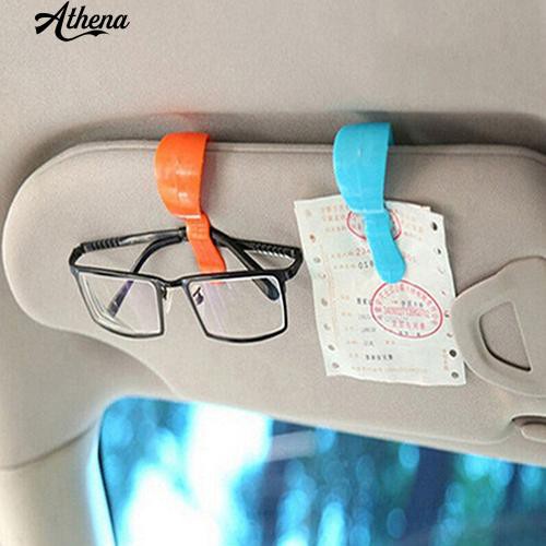 คลิปหนีบเเว่นตากันเเดด-กระดาษ-สำหรับติดที่บังแดดในรถยนต์-2-ชิ้น