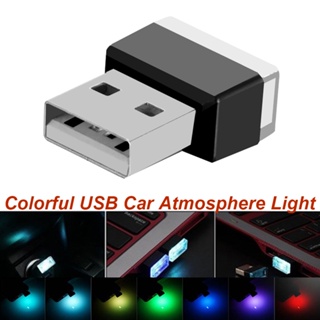 โคมไฟนีออน LED USB ขนาดเล็ก สําหรับตกแต่งภายในรถยนต์