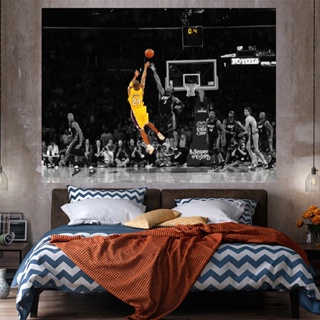 [100 * 70] ผ้าพื้นหลัง ลาย NBA Star Kobe James Curry ดัดแปลง สําหรับหอพักนักเรียน