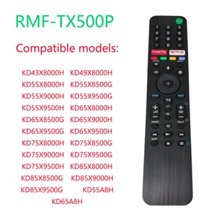 ใหม่ Sony RMF-TX500P พร้อม Netflix Google Play ตัวควบคุมเสียง สําหรับ Sony 4K UHD Android Bravia TV Kd43x8000h Kd49x8000h Kd55x8000h Kd55x8500g Kd55x9000h Kd55x9500g Kd55x9500h