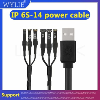 Wylie สายเคเบิลพาวเวอร์ซัพพลาย Boot สําหรับ iPhone 6S-14pro max 3A FPC DC