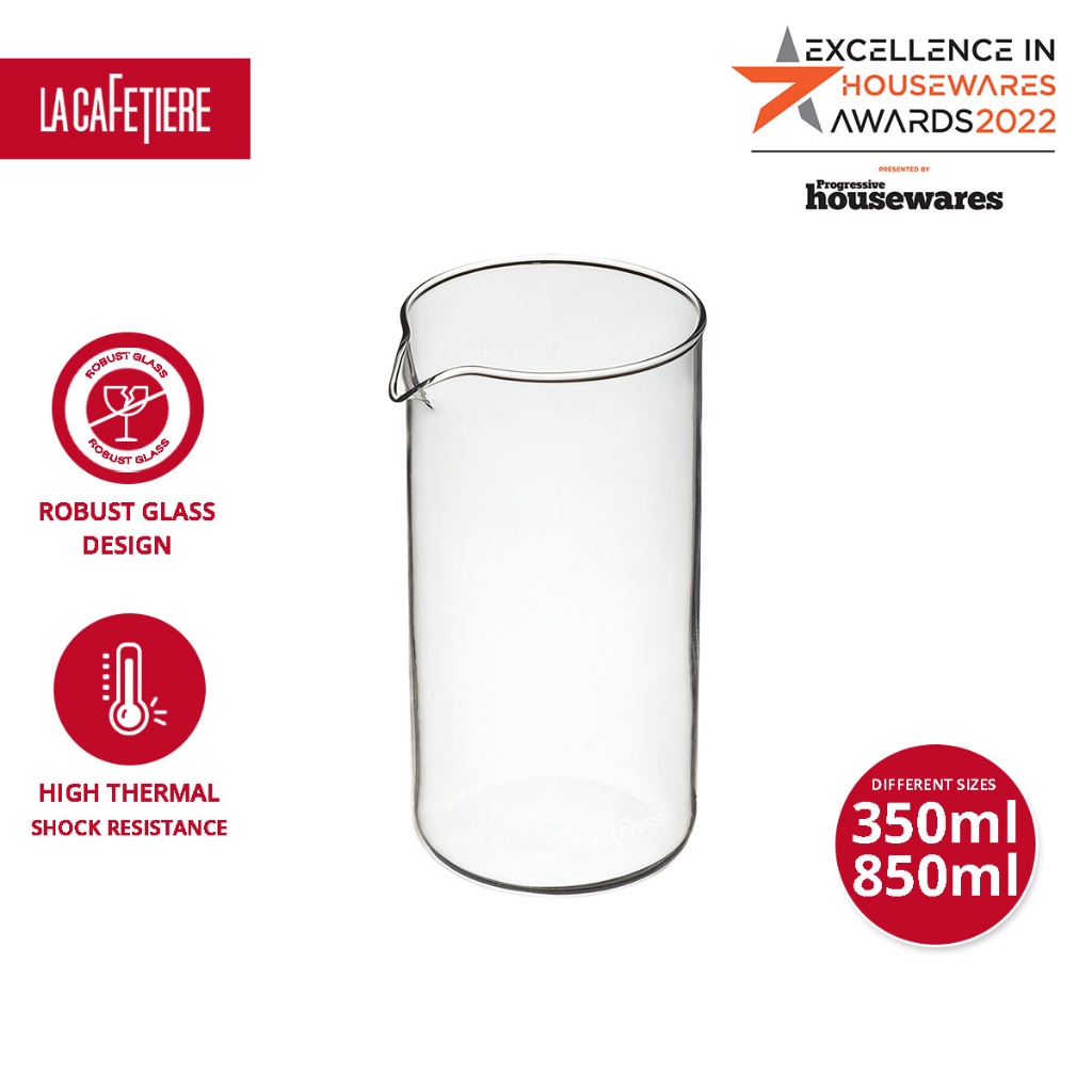 La Cafetiere Replacement Glass Jug Beaker for French Press Coffee