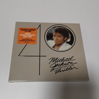 【CD】 Michael Jackson Thriller 40th Anniversary เพลงเพิ่มเติม 2CD แบรนด์ใหม่ยังไม่ได้รื้อ