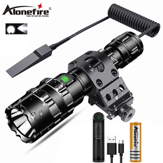 Alonefire G100 CREE XM-L2 ไฟฉาย LED สว่างมาก 5 โหมด พร้อมแบตเตอรี่ สําหรับตั้งแคมป์กลางแจ้ง