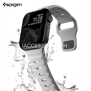 SPIGEN สายนาฬิกาข้อมือซิลิโคน สําหรับ Apple Watch Series 1 2 3 4 5 6 7 8 SE Ultra 38 มม. 40 มม. 42 มม. 44 มม. 45 มม.