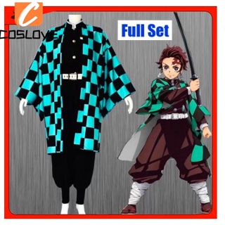 เครื่องแต่งกายคอสเพลย์ การ์ตูนอนิเมะ Demon Slayer Tanjirou Kimetsu No Yaiba Kochou