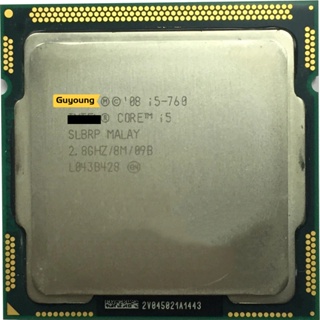 Yzx Core i5 760 ซ็อกเก็ตโปรเซสเซอร์ CPU i5-760 2.80 GHz 8M Cache SLBRP LGA1156 1156