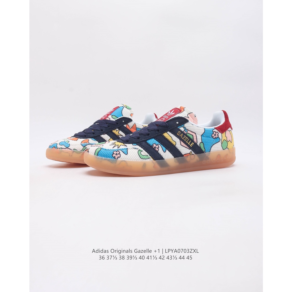 adidas-ของแท้-รองเท้าผ้าใบลําลอง-รุ่น-clover-gazelle-สไตล์คลาสสิก-สําหรับผู้ชาย-และผู้หญิง