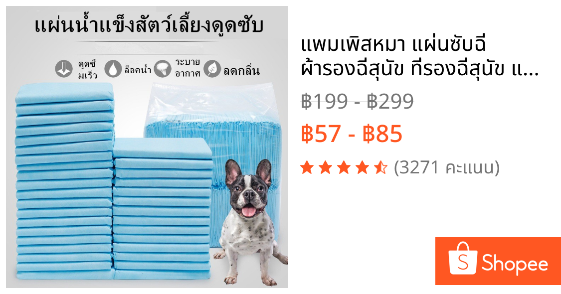 แพมเพิสหมา แผ่นซับฉี่ ผ้ารองฉี่สุนัข ที่รองฉี่สุนัข แผ่นรองฉี่สุนัข แผ่นลองฉี่สุนัข ผ้ารองฉี่หมา ถาดรองฉี่ ที่รองฉี่