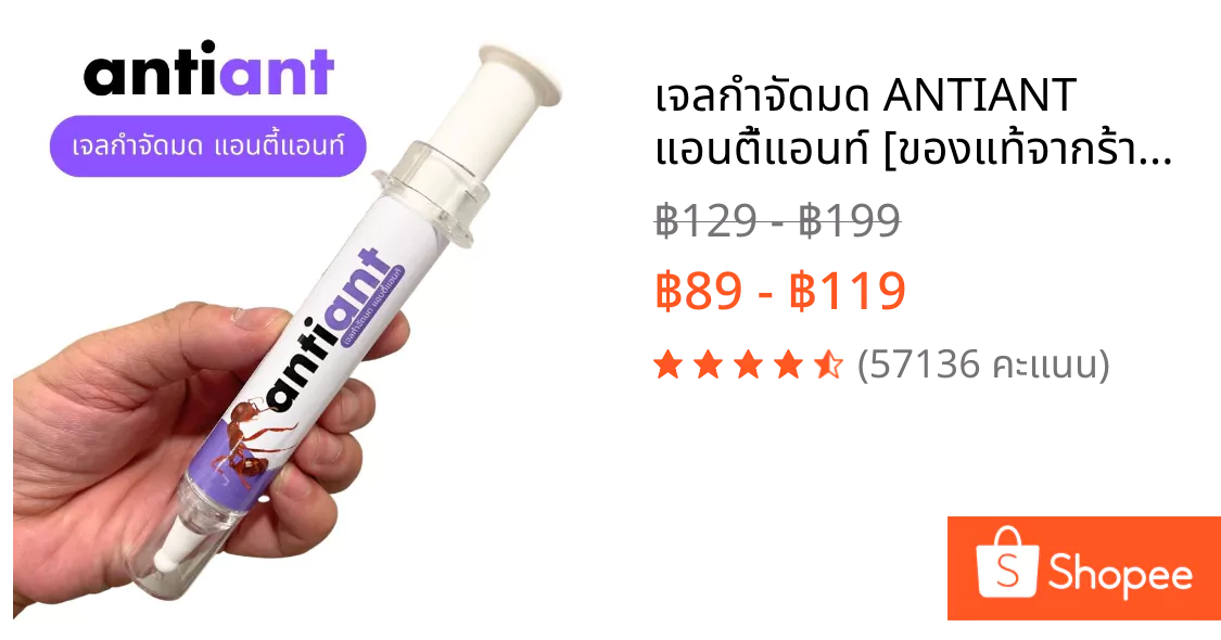 รีวิวเจลกำจัดมด ANTIANT ตายยกรังจริงไหม? ป้าจงคอนเฟิร์ม!