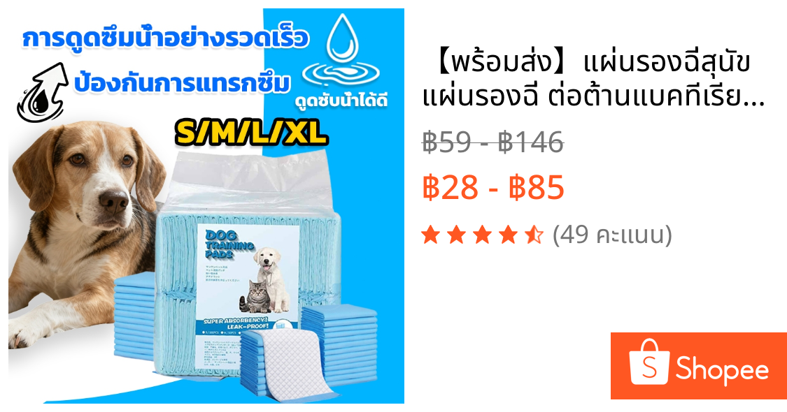 【พร้อมส่ง】แผ่นรองฉี่สุนัข แผ่นรองฉี่ ต่อต้านแบคทีเรีย ซึมซับไดีดี ผ้ารองฉี่ ถาดรองฉี่สุนัข แผ่นรองฉี่แมวทรายแมว