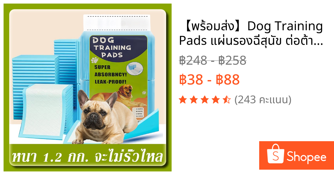 【พร้อมส่ง】Dog Training Pads แผ่นรองฉี่สุนัข ต่อต้านแบคทีเรีย ซึมซับไดีดี ผ้ารองฉี่ ถาดรองฉี่สุนัข แผ่นรองฉี่แมว ทรายแมว