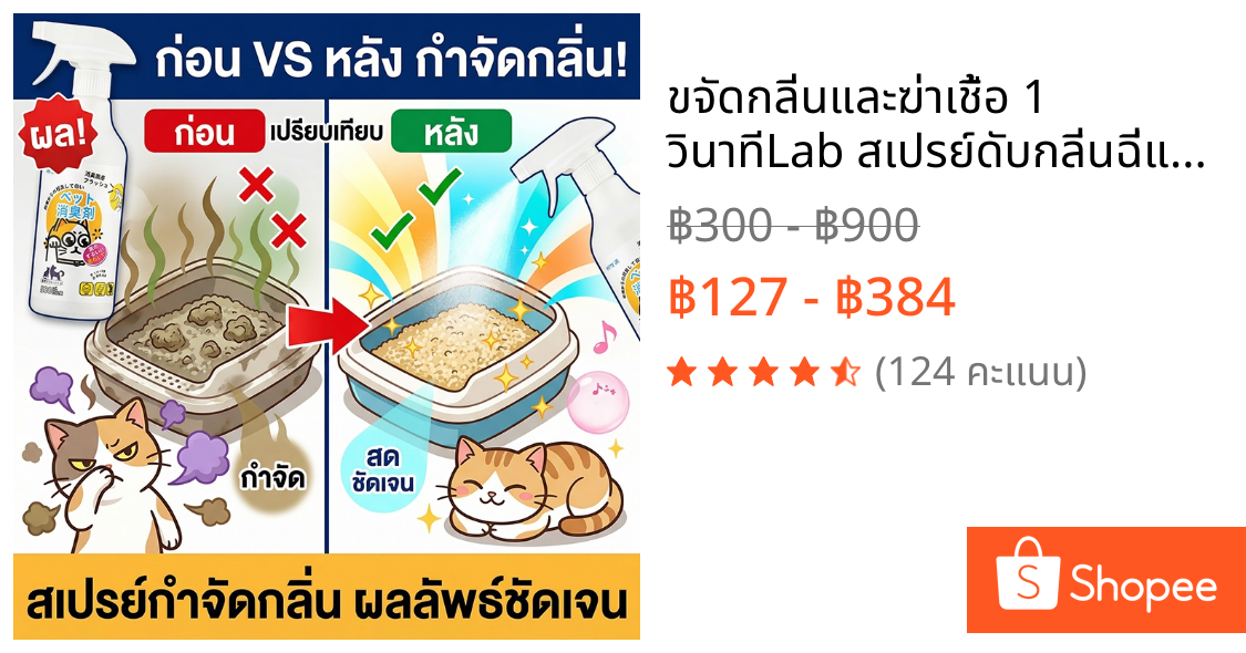 🐱ขจัดกลิ่นและฆ่าเชื้อ 1 วินาที🐱Lab สเปรย์ดับกลิ่นฉี่แมว สเปรย์ดับกลิ่นสัตว์เลี้ยง ดับกลิ่นทรายแมว สเปรย์ดับกลิ่นสุนัข